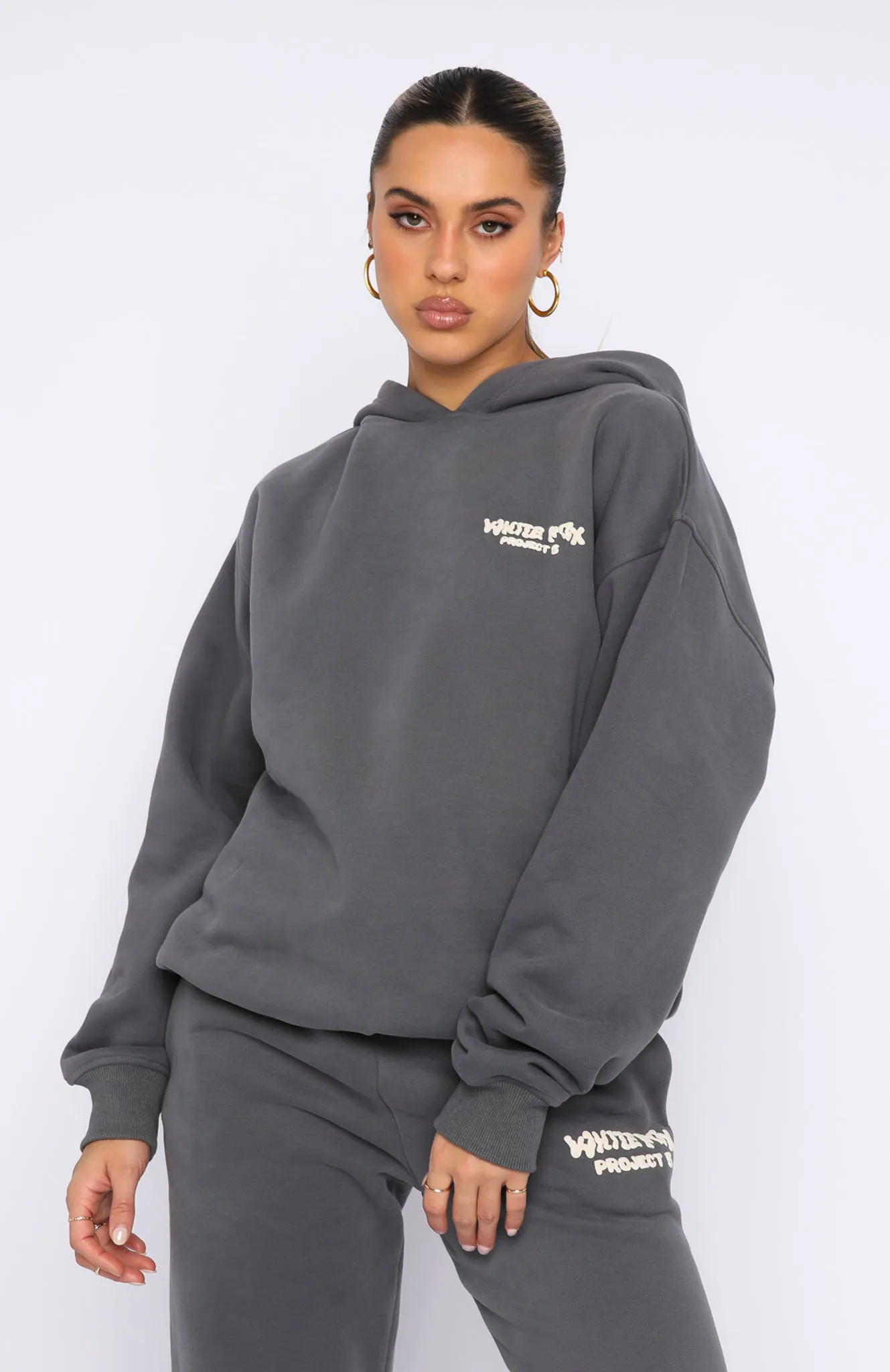 Project 5 Oversized Hoodie Volcanic sold by White Fox Boutique product image thumbnail 2