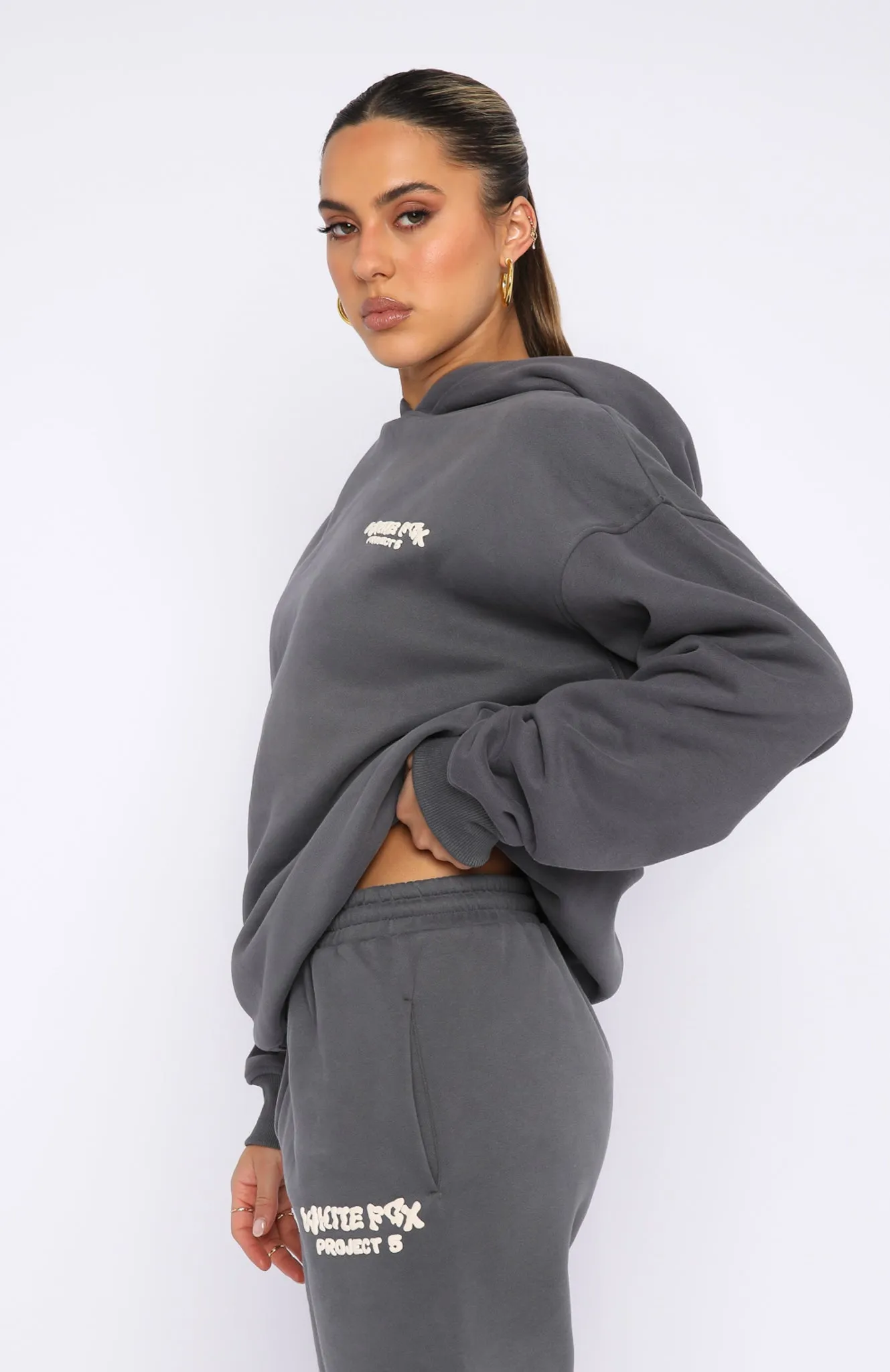 Project 5 Oversized Hoodie Volcanic sold by White Fox Boutique product image thumbnail 3