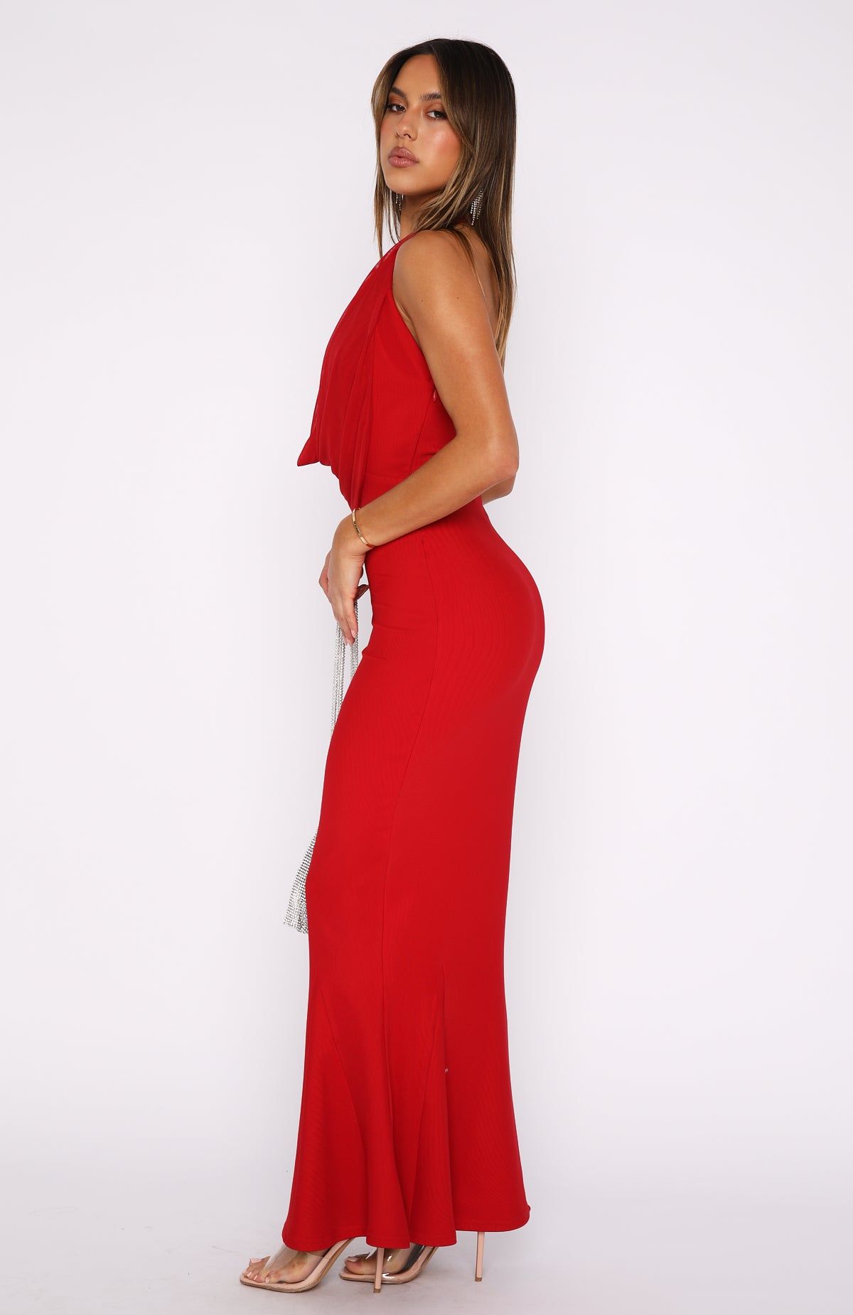 Love Language Maxi Dress Red sold by White Fox Boutique product image thumbnail 3