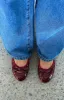 Bridget Ballet Flats Cherry Cola sold by White Fox Boutique