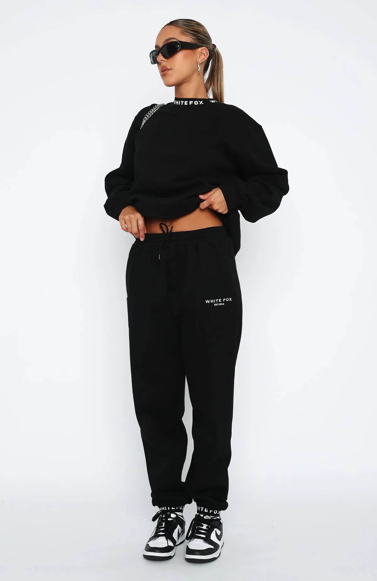 Put It On Repeat Oversized Sweater Black sold by White Fox Boutique product image thumbnail 5