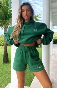 Check It Out Lounge Shorts Forest Green sold by White Fox Boutique