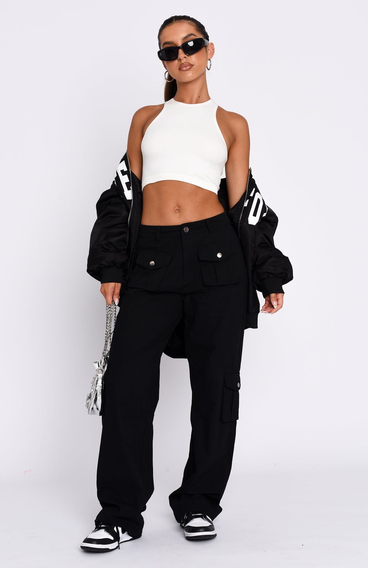 Clear My Mind Pants Black sold by White Fox Boutique product image thumbnail 5