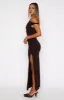 Little Bit Dramatic Maxi Dress Dark Chocolate sold by White Fox Boutique