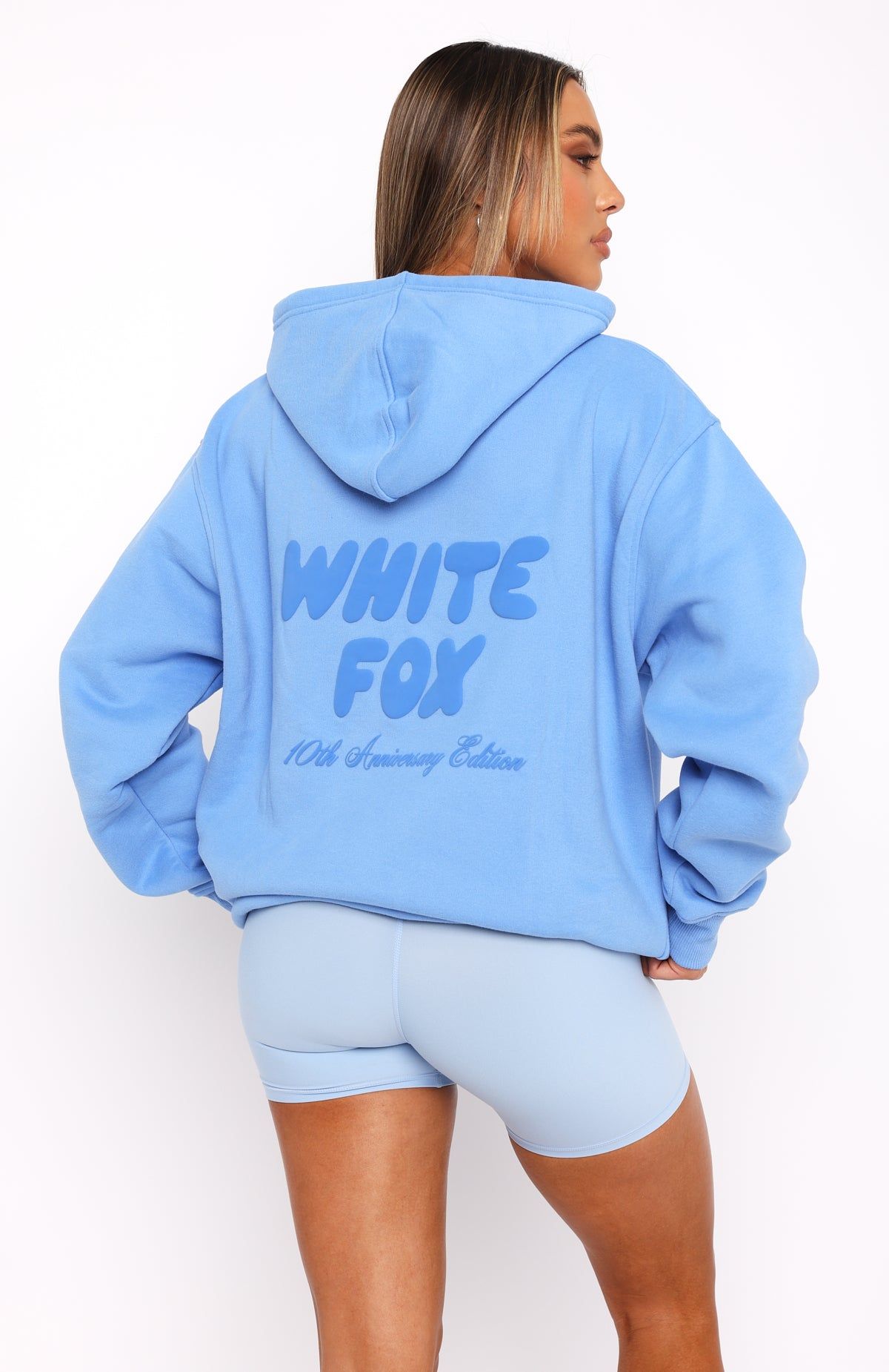 10th Anniversary Edition Oversized Hoodie Blueberry sold by White Fox Boutique product image thumbnail 4