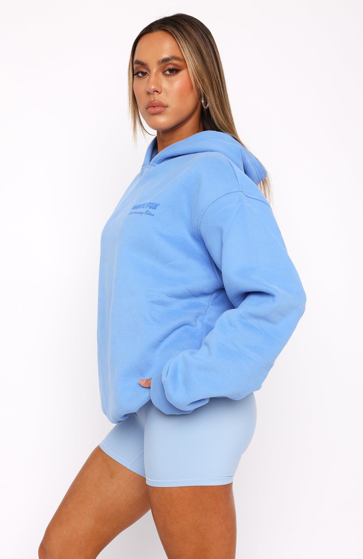 10th Anniversary Edition Oversized Hoodie Blueberry sold by White Fox Boutique product image thumbnail 3