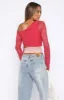 Best Believe Long Sleeve Top Pink sold by White Fox Boutique