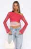 Best Believe Long Sleeve Top Pink sold by White Fox Boutique