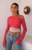 Best Believe Long Sleeve Top Pink sold by White Fox Boutique