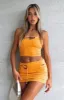 Save Myself Mini Skirt Mango sold by White Fox Boutique