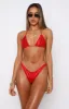 Alegra Bikini Top Red sold by White Fox Boutique
