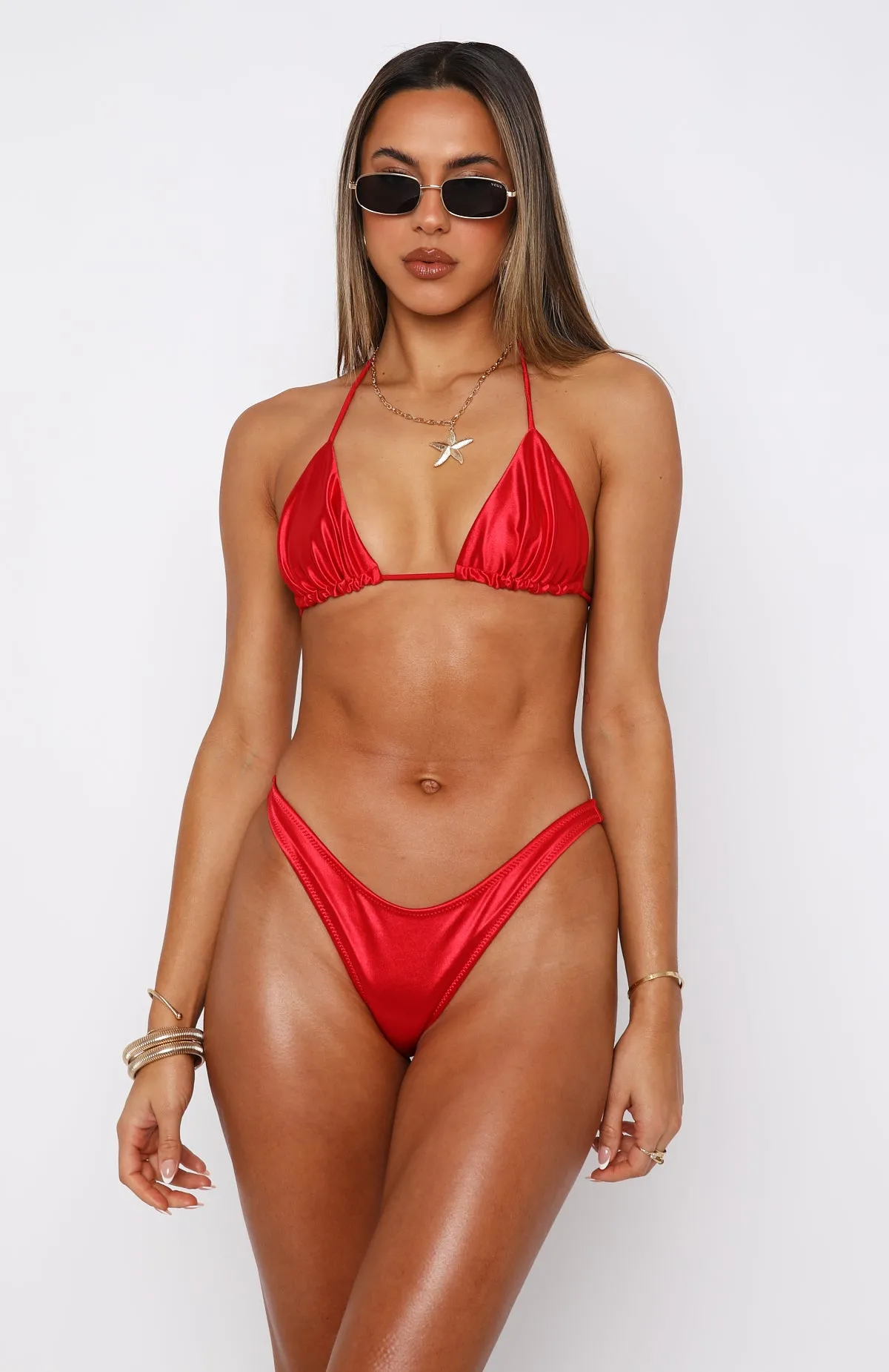Alegra Bikini Top Red sold by White Fox Boutique product image thumbnail 4