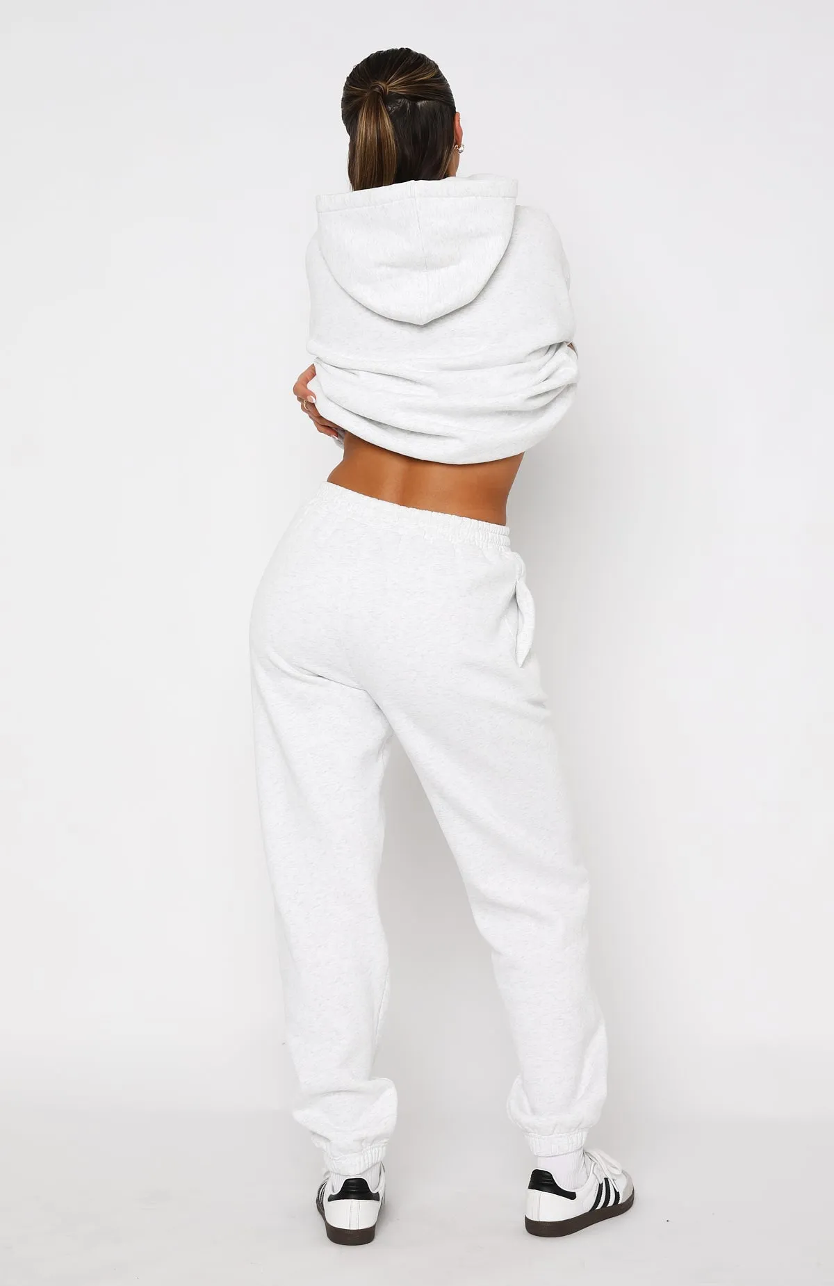 My Other Half Sweatpants Grey Marle sold by White Fox Boutique product image thumbnail 4