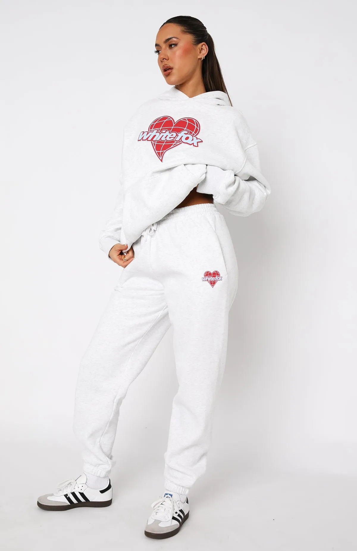 My Other Half Sweatpants Grey Marle sold by White Fox Boutique product image thumbnail 2