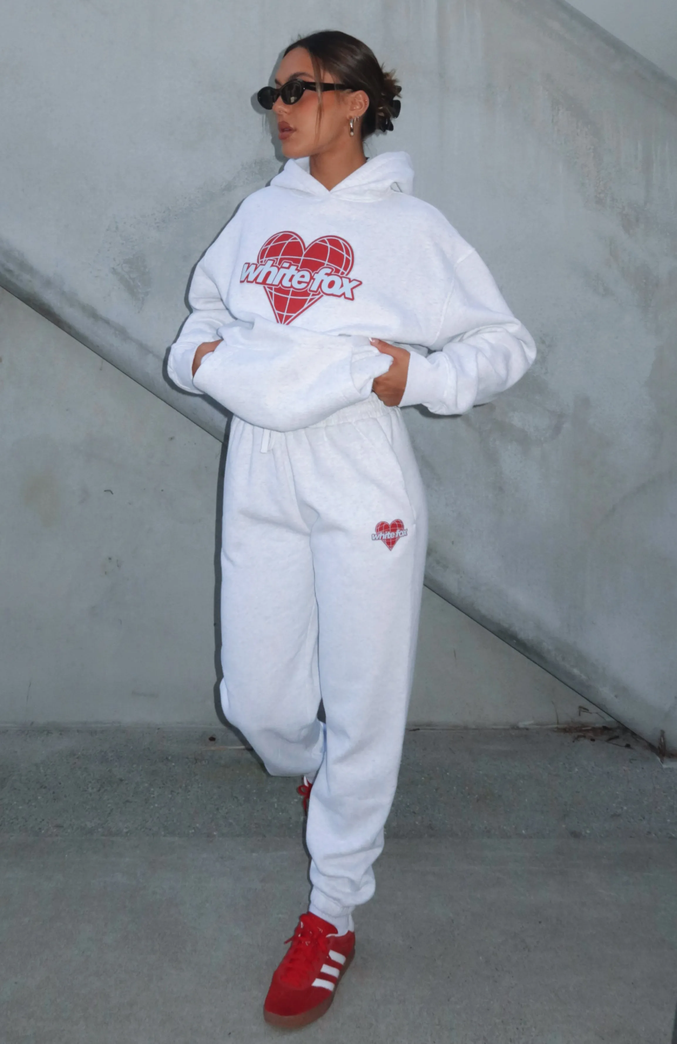 My Other Half Sweatpants Grey Marle sold by White Fox Boutique