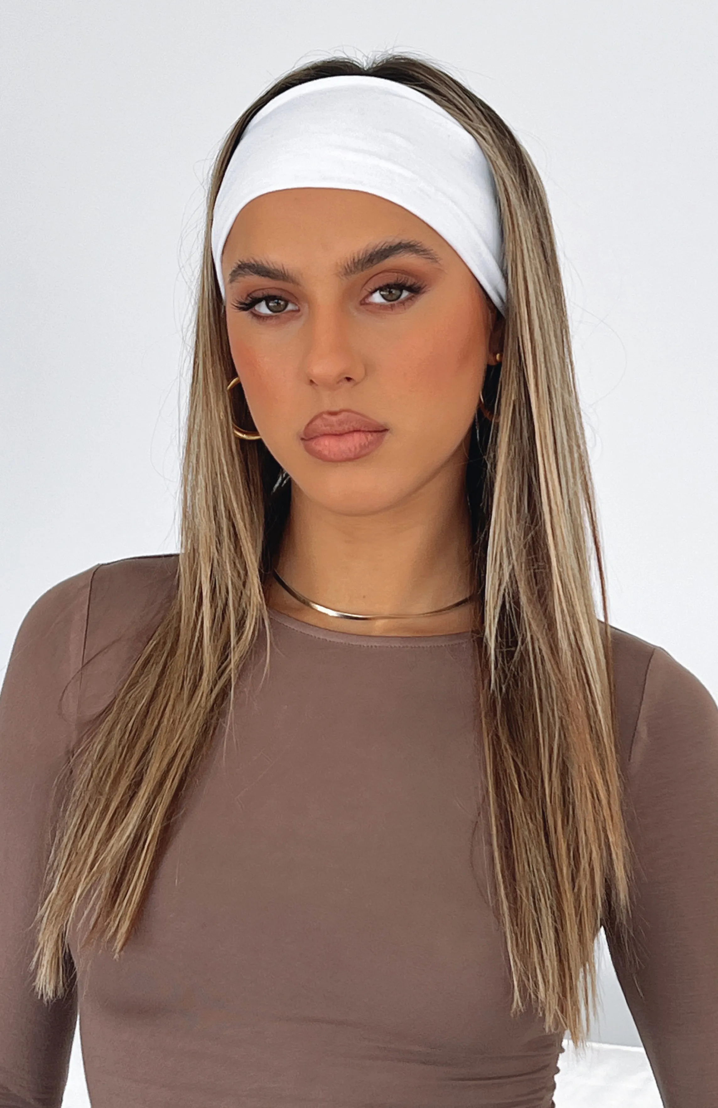 Imogen Headband White sold by White Fox Boutique product image thumbnail 4