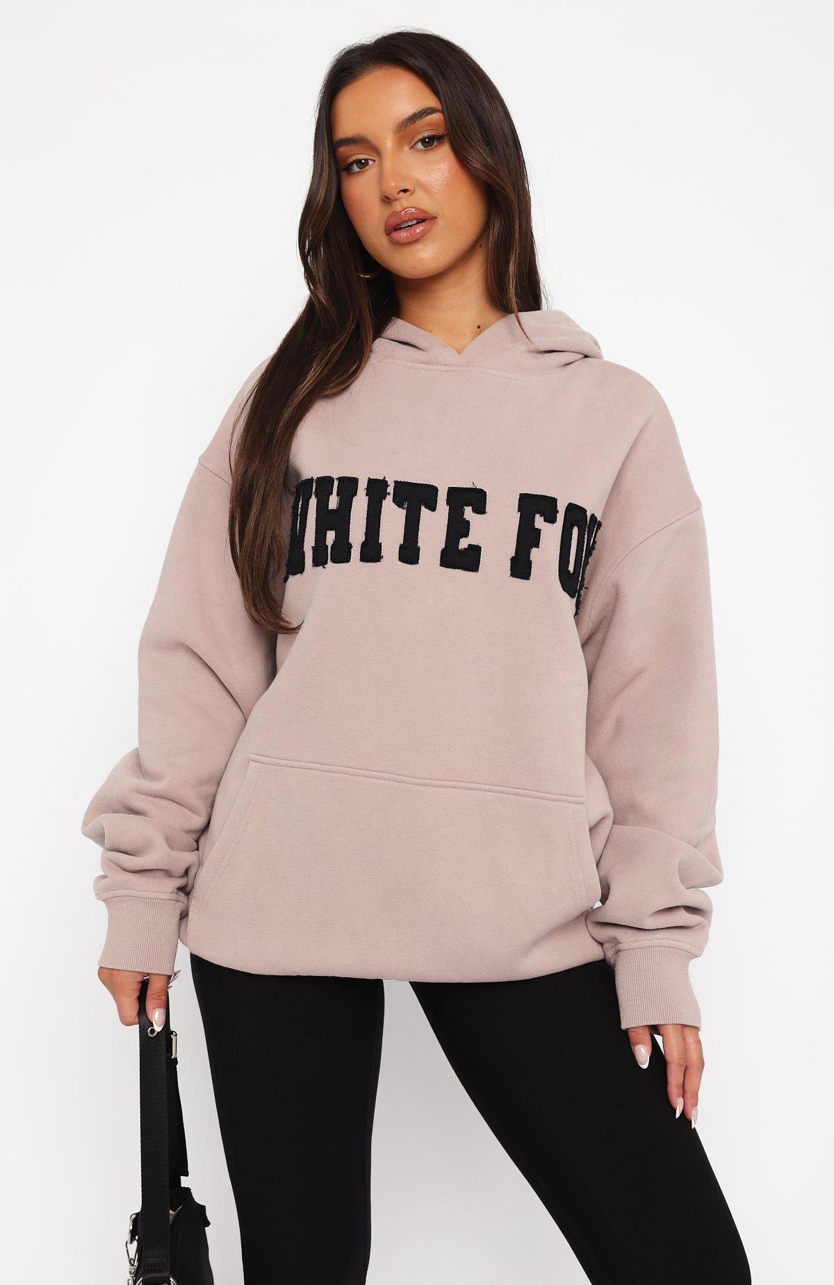 Shout It Out Oversized Hoodie Cinnamon sold by White Fox Boutique product image thumbnail 2
