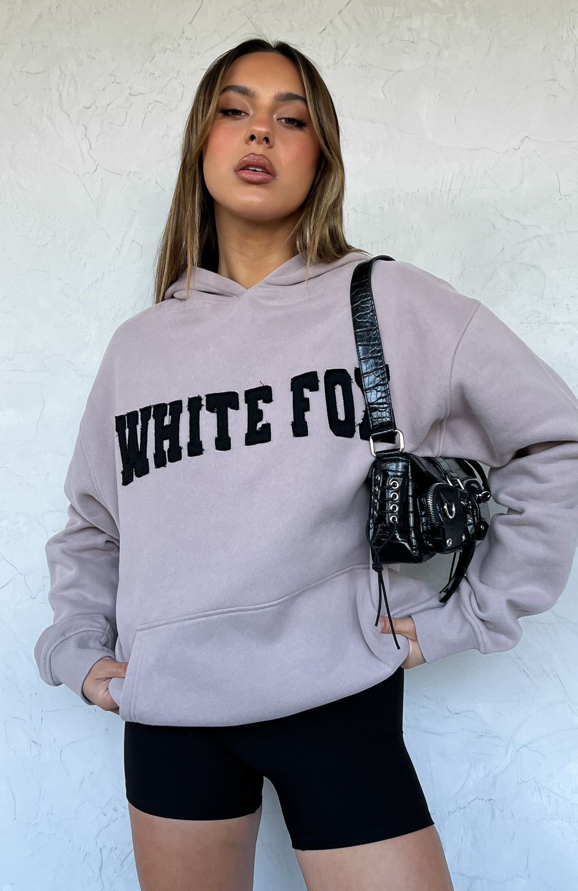 Shout It Out Oversized Hoodie Cinnamon sold by White Fox Boutique