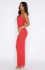 Star Shining Sequin Knit Maxi Skirt Red sold by White Fox Boutique