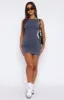 Dreams Become Reality Mini Dress Steel sold by White Fox Boutique