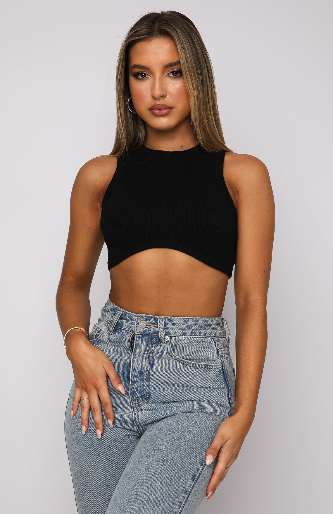 Commit To Me Crop Black sold by White Fox Boutique product image thumbnail 2