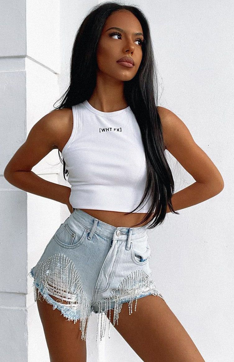 Look Both Ways Crop White sold by White Fox Boutique product image thumbnail 9