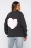 Love Club Oversized Sweater Charcoal sold by White Fox Boutique