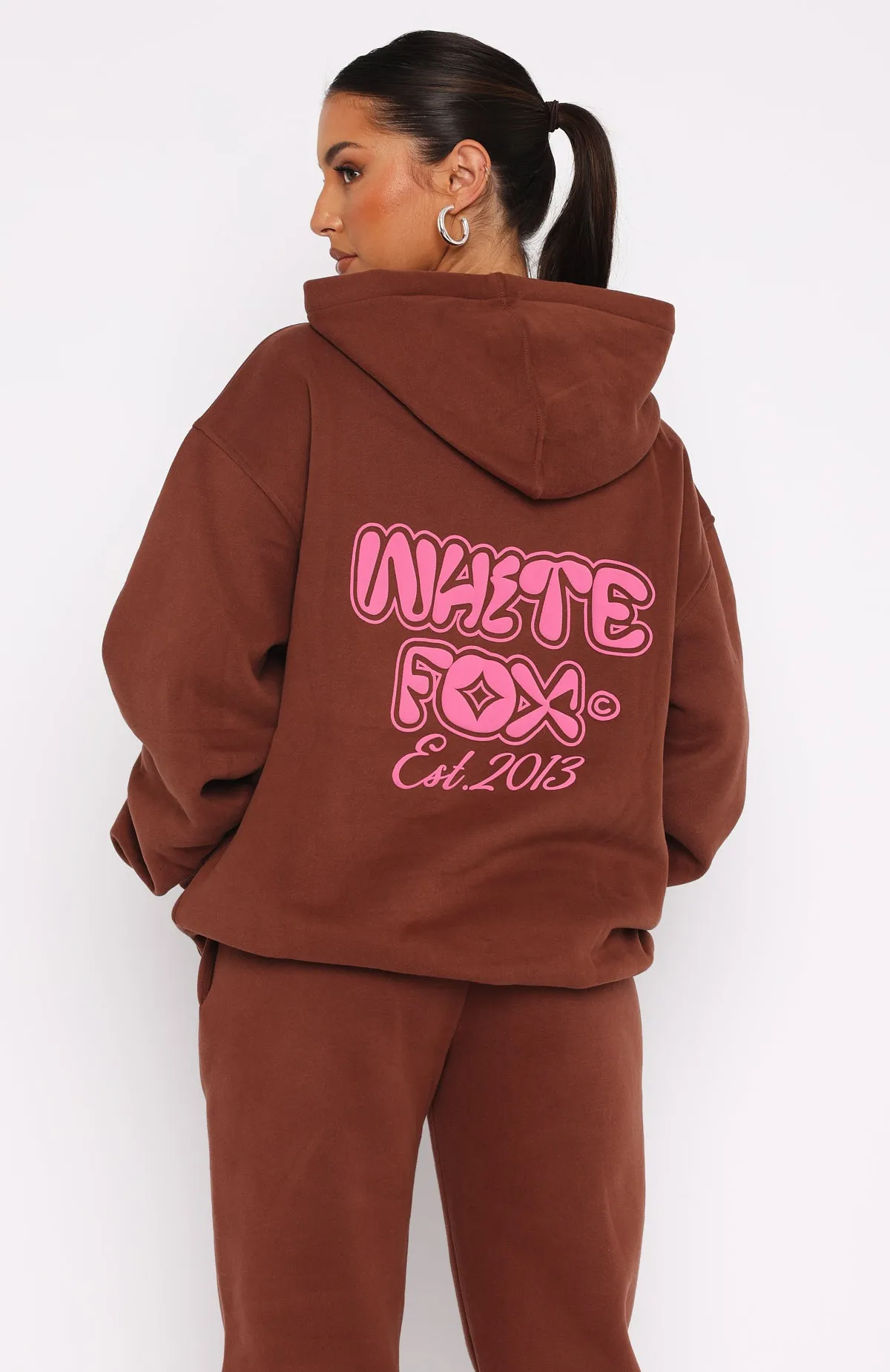 Making The Most Oversized Hoodie Copper sold by White Fox Boutique product image thumbnail 4