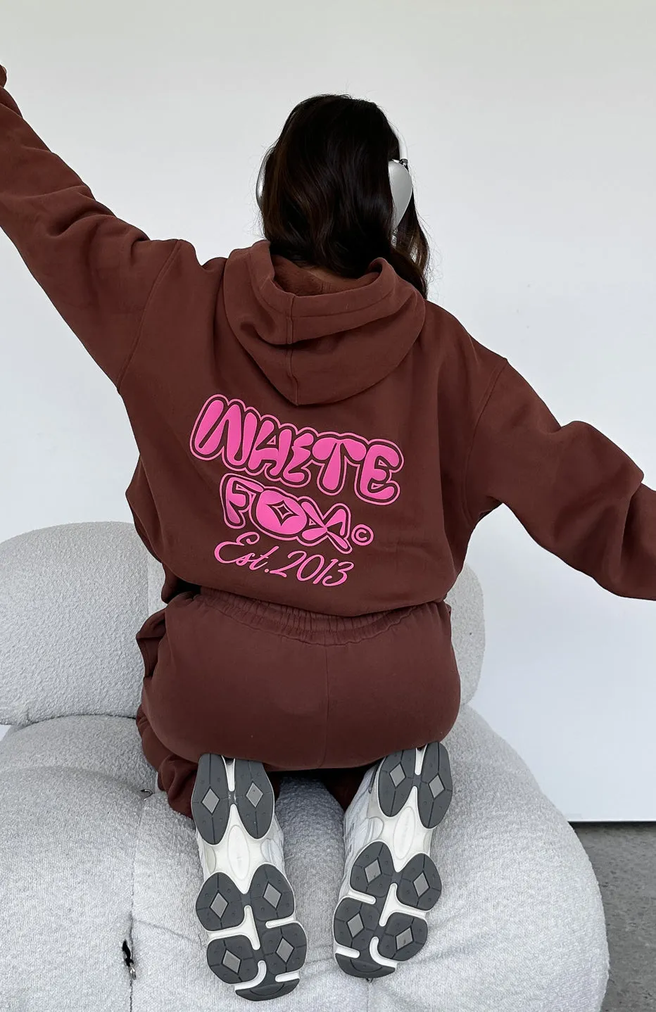 Making The Most Oversized Hoodie Copper sold by White Fox Boutique product image thumbnail 5