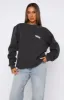 Love Club Oversized Sweater Charcoal sold by White Fox Boutique