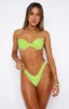 More Than A Dream Bikini Top Kiwi Diamond sold by White Fox Boutique
