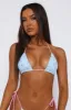 Golden Hour Bikini Top Blue Blossom sold by White Fox Boutique