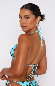 Golden Hour Bikini Top Arctic Geo sold by White Fox Boutique