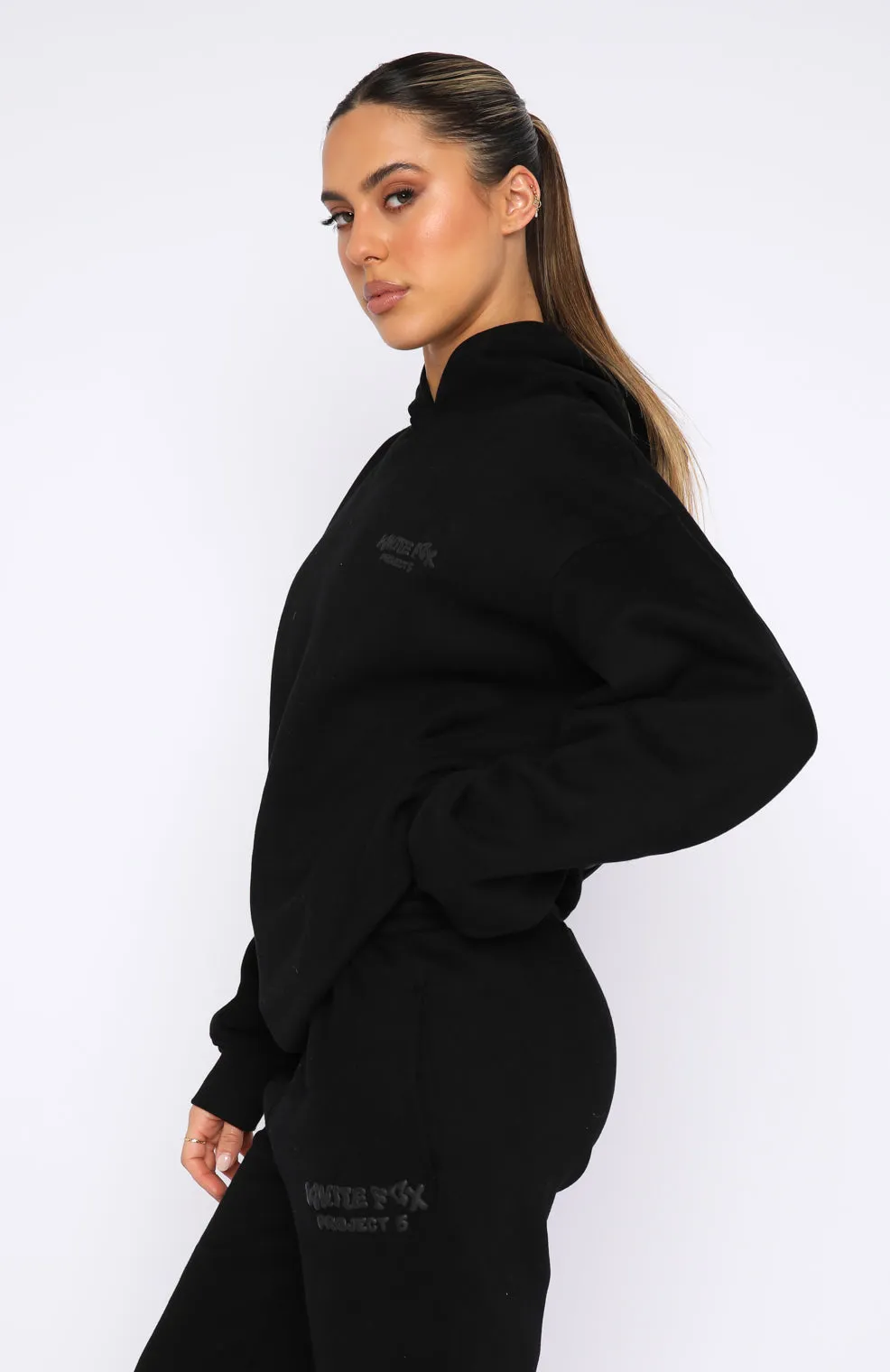 Project 5 Oversized Hoodie Ink sold by White Fox Boutique product image thumbnail 3