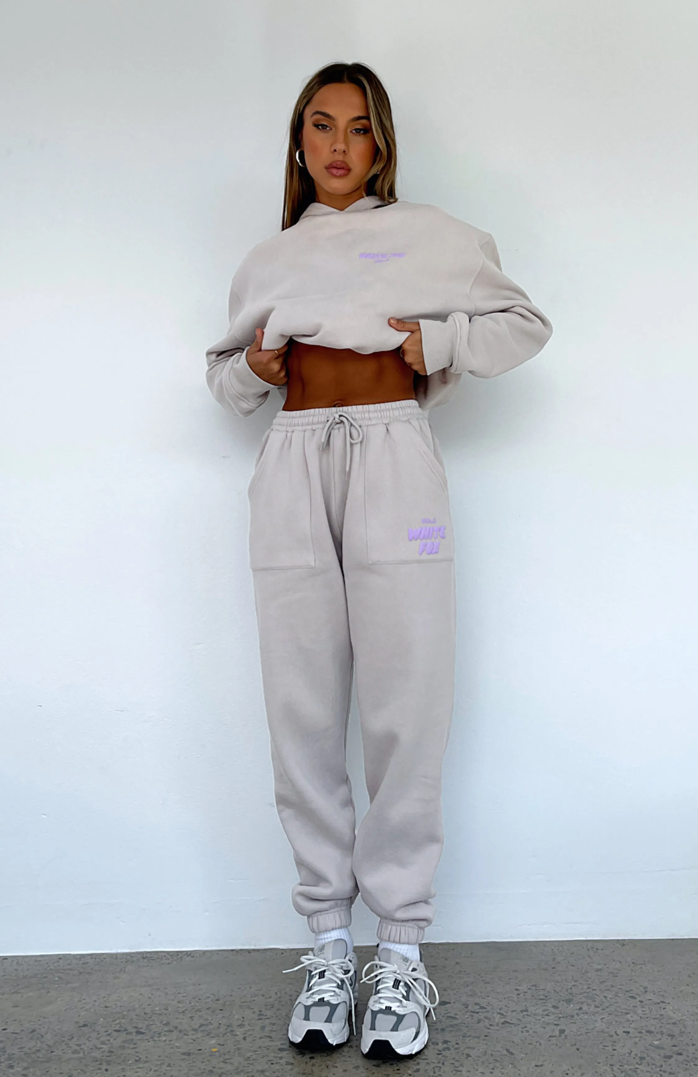 Offstage Sweatpants Cloud sold by White Fox Boutique product image thumbnail 5