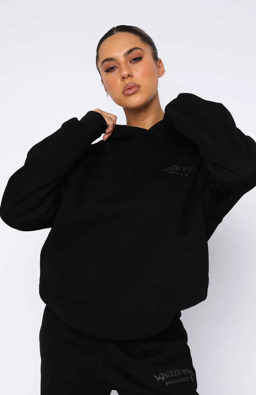 Project 5 Oversized Hoodie Ink sold by White Fox Boutique product image thumbnail 2