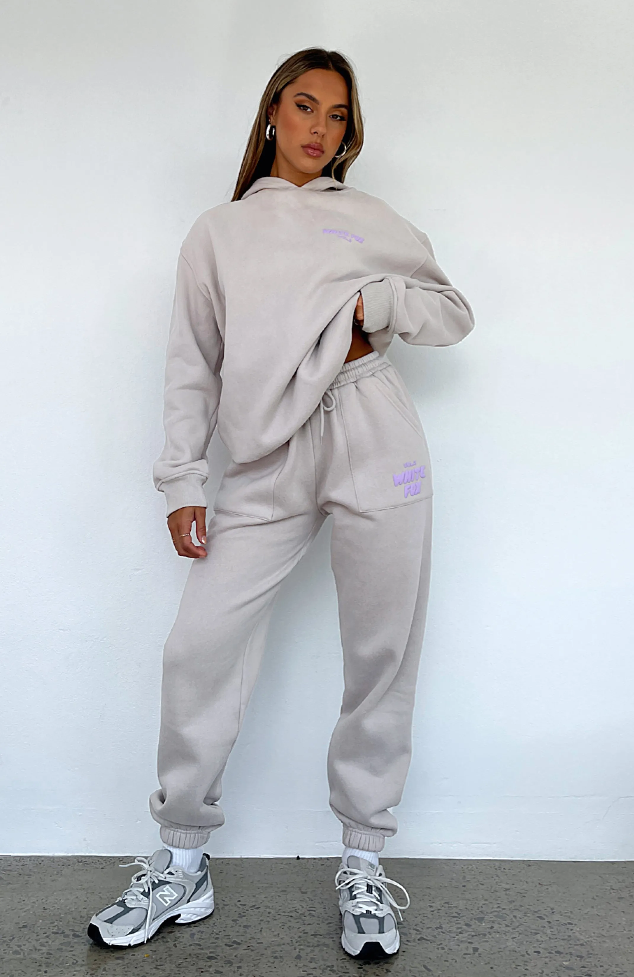 Offstage Sweatpants Cloud sold by White Fox Boutique