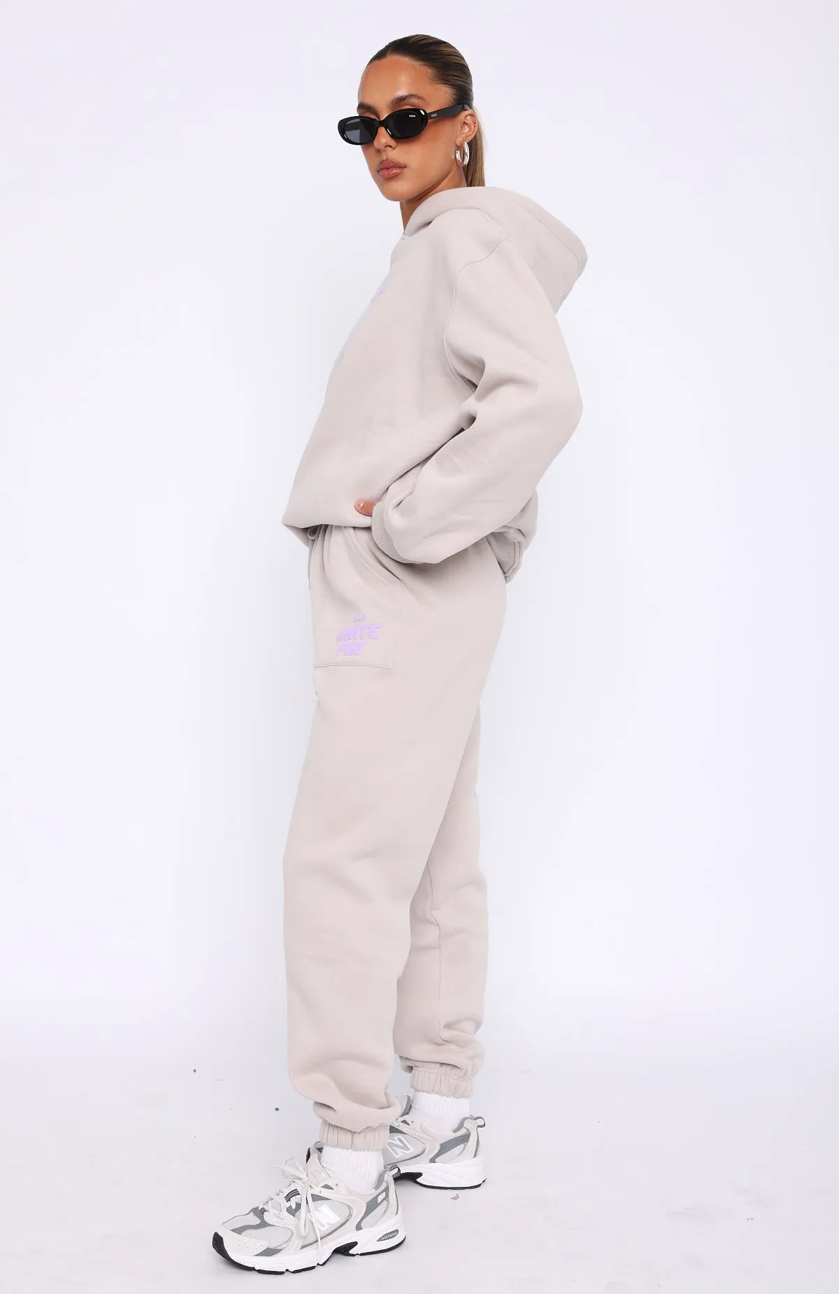Offstage Sweatpants Cloud sold by White Fox Boutique product image thumbnail 3