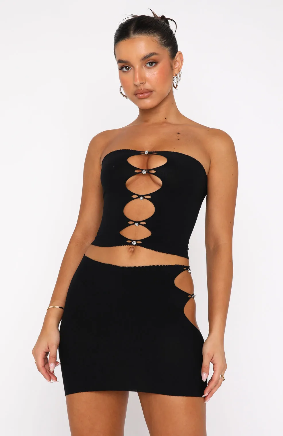 Triggered Crop Black sold by White Fox Boutique product image thumbnail 2