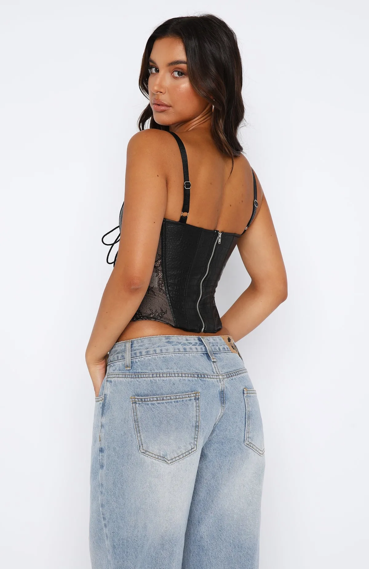 Go On Girl Bustier Black sold by White Fox Boutique product image thumbnail 4