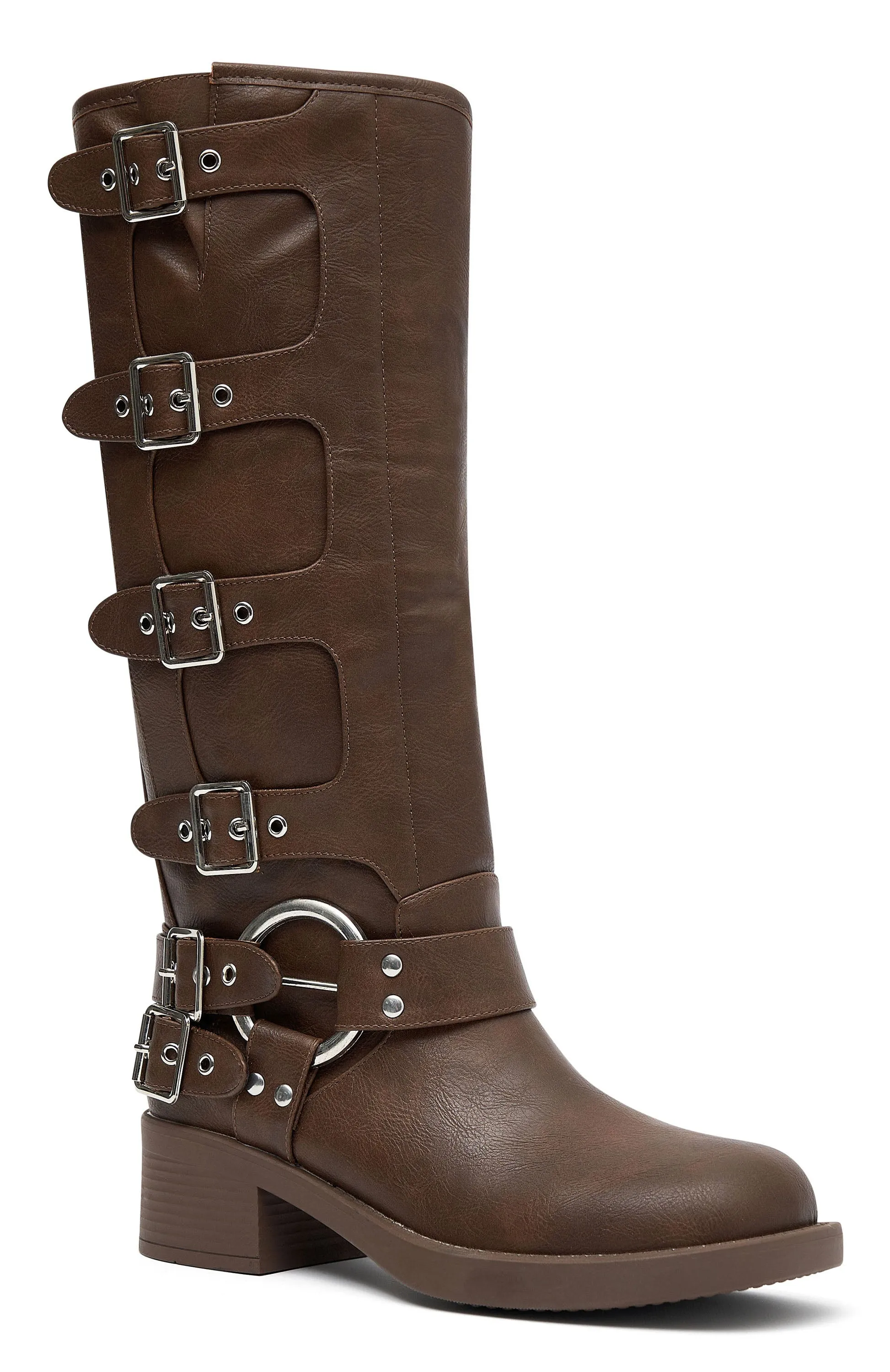 Tatum Biker Boots Brown sold by White Fox Boutique product image thumbnail 3