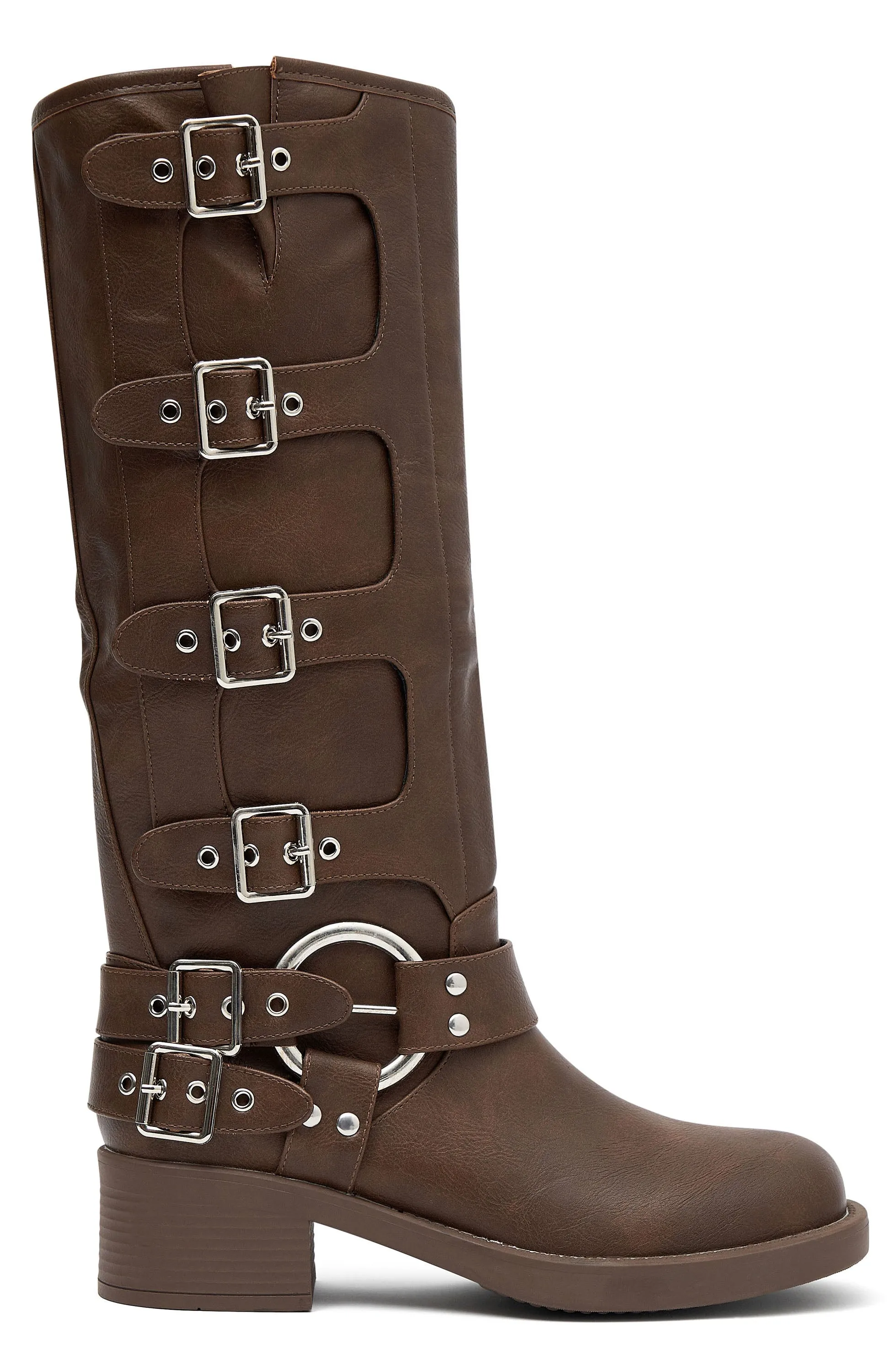 Tatum Biker Boots Brown sold by White Fox Boutique product image thumbnail 2