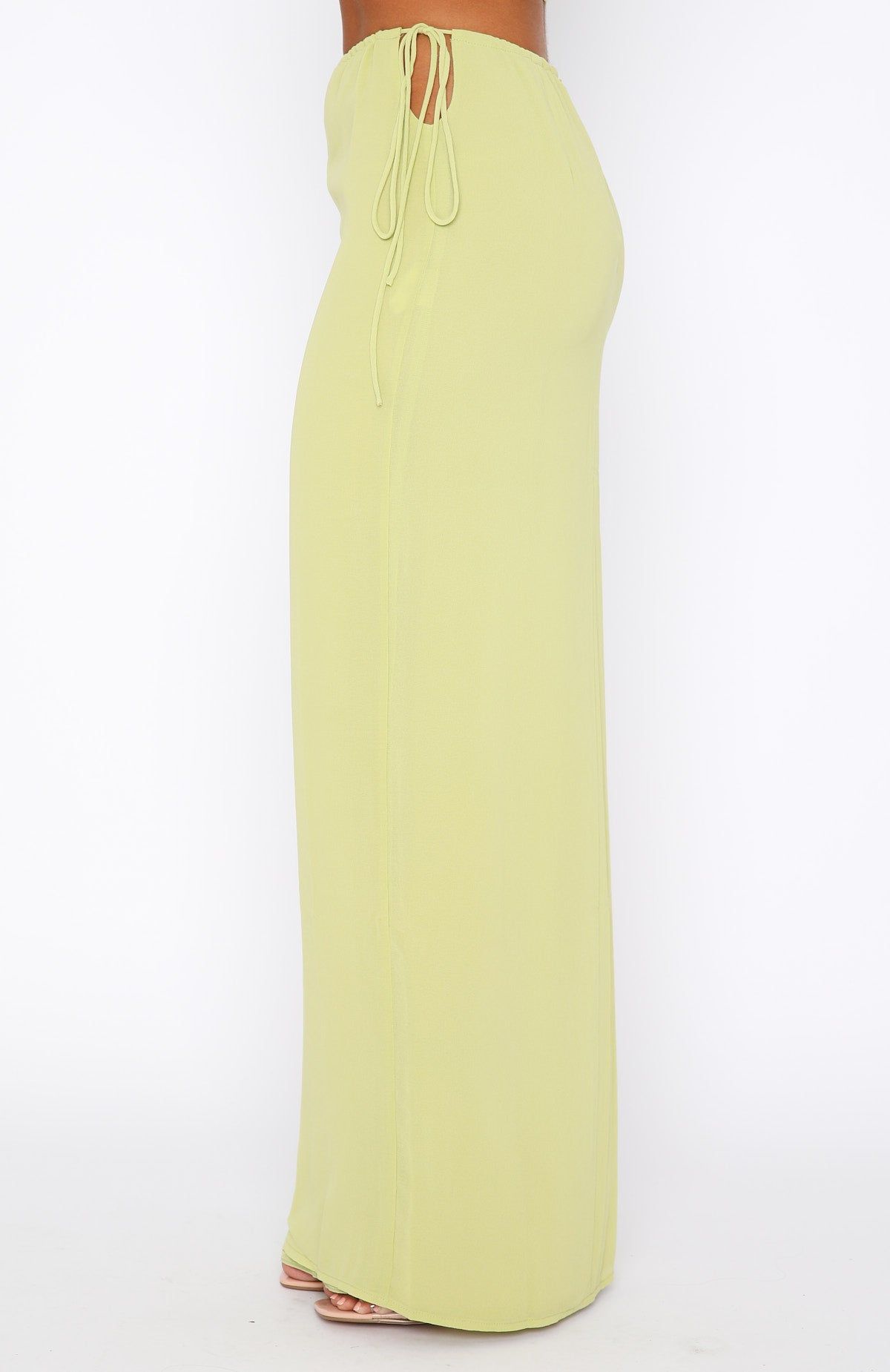 Do You Feel The Same Maxi Skirt Matcha sold by White Fox Boutique product image thumbnail 3