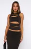 Less Than Zero Top Bronze sold by White Fox Boutique