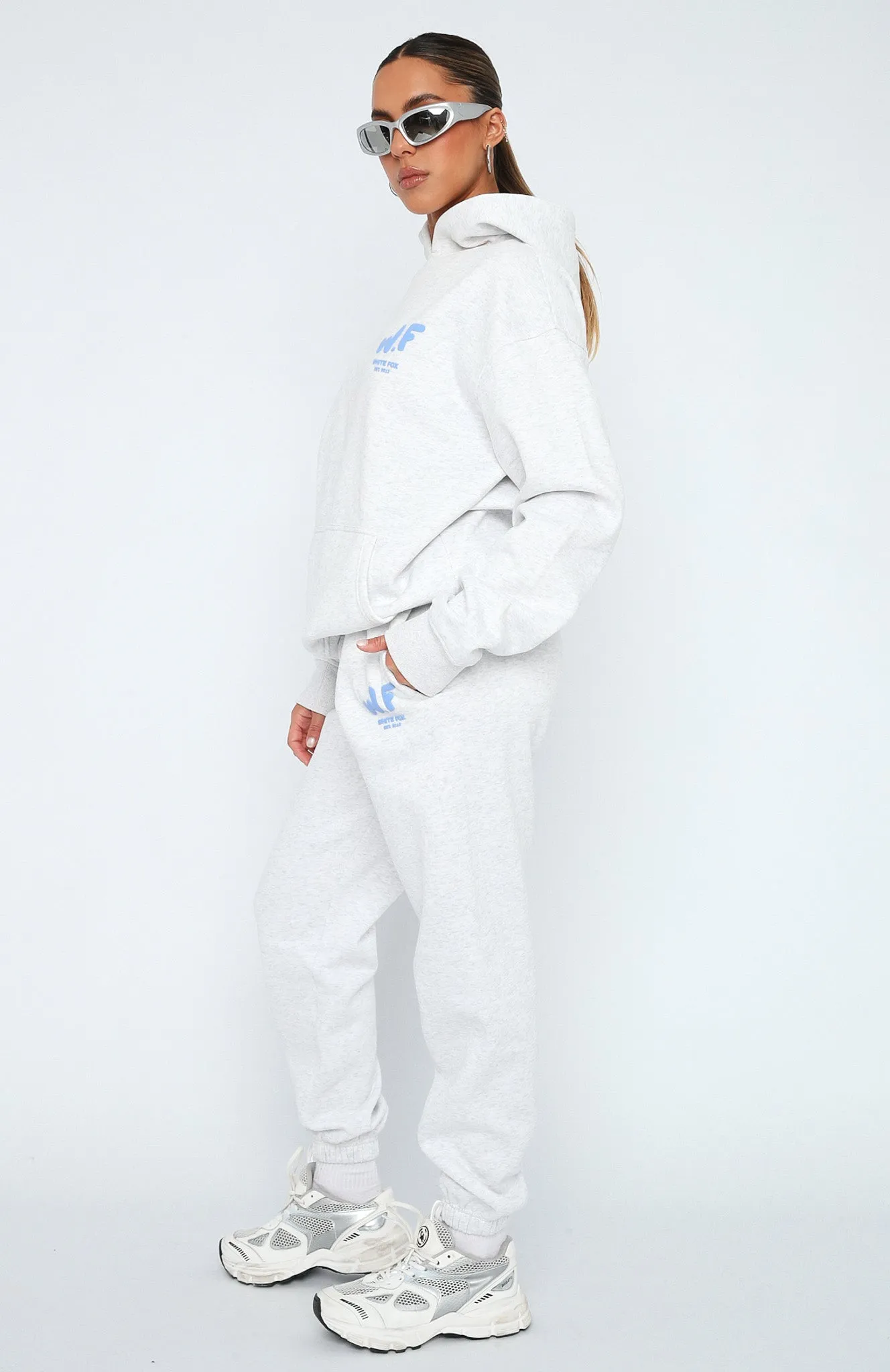 The New Standard Sweatpants Grey Marle sold by White Fox Boutique product image thumbnail 3