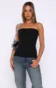 Ready For Tonight Strapless Top Black sold by White Fox Boutique