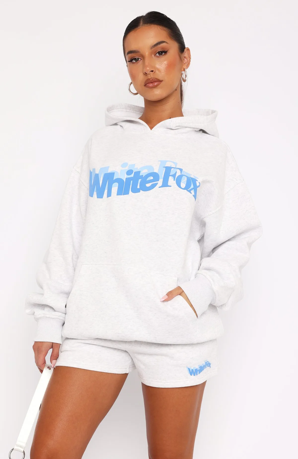So Wavy Oversized Hoodie Grey Marle sold by White Fox Boutique product image thumbnail 2