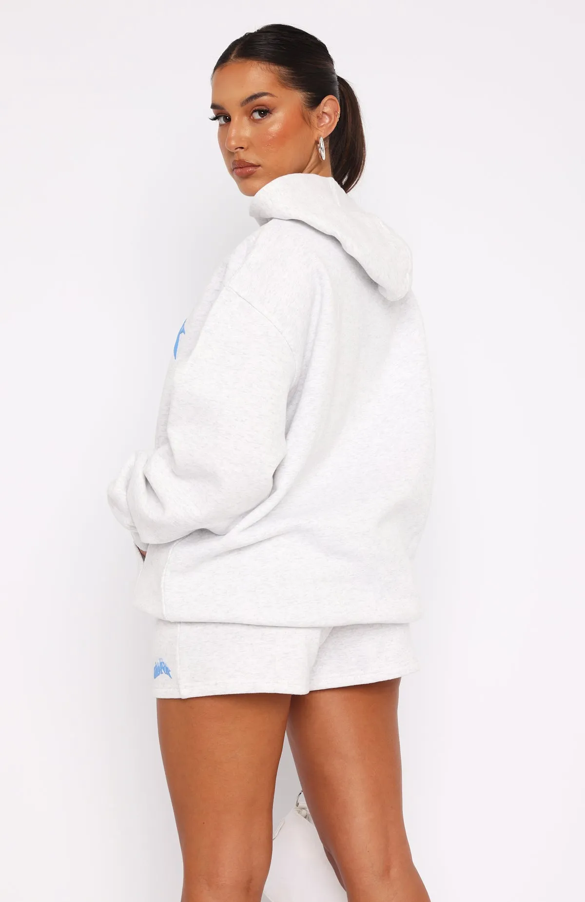 So Wavy Oversized Hoodie Grey Marle sold by White Fox Boutique product image thumbnail 3