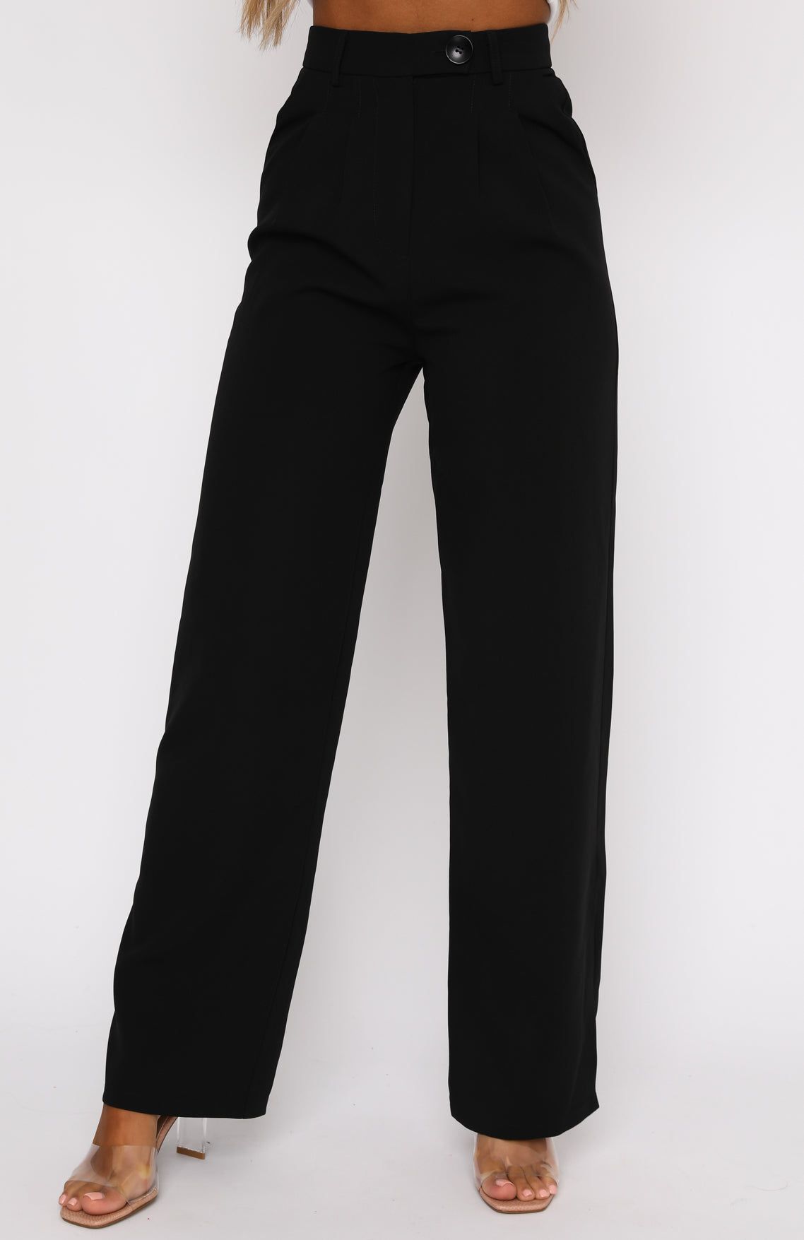 Press Pause Pants Black sold by White Fox Boutique product image thumbnail 2