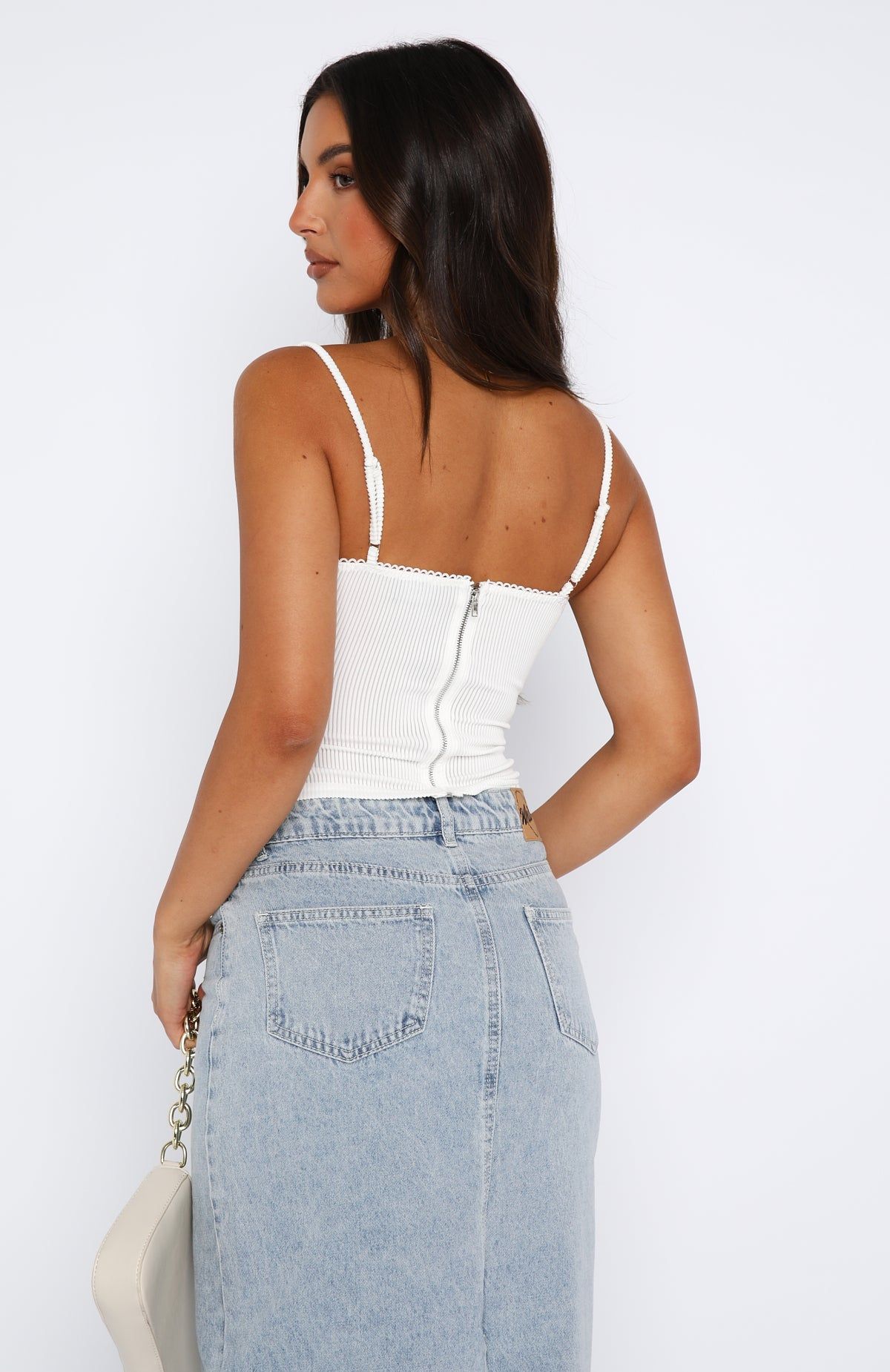 Whatever Comes Bustier White sold by White Fox Boutique product image thumbnail 4